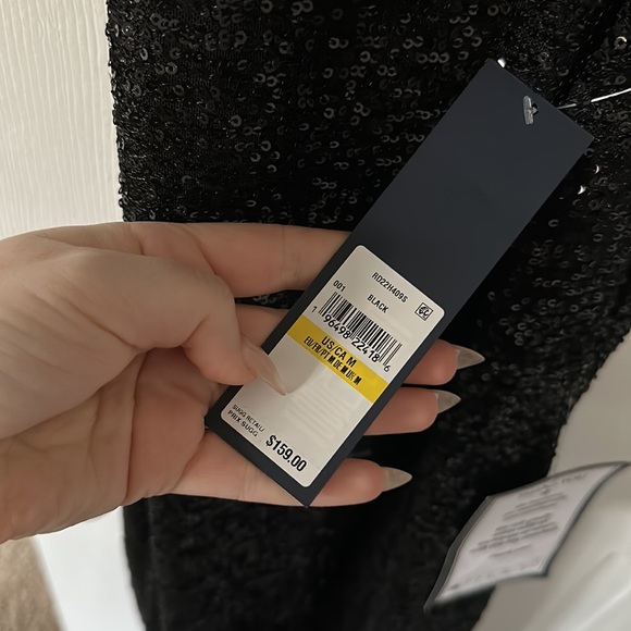 Black sequin midi dress - Picture 4 of 4